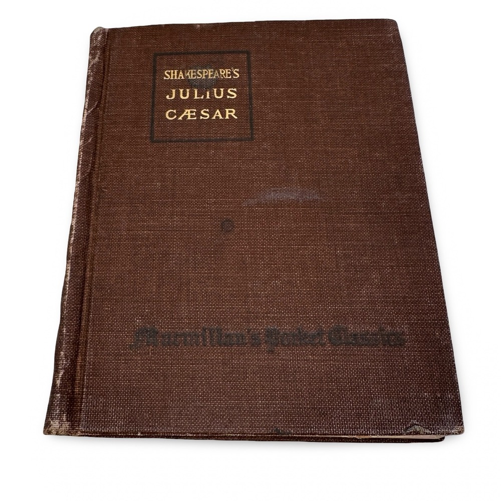 1915‎ Shakespeare Julius Caesar Macmillan Pocket Classics Hardcover Sample Copy